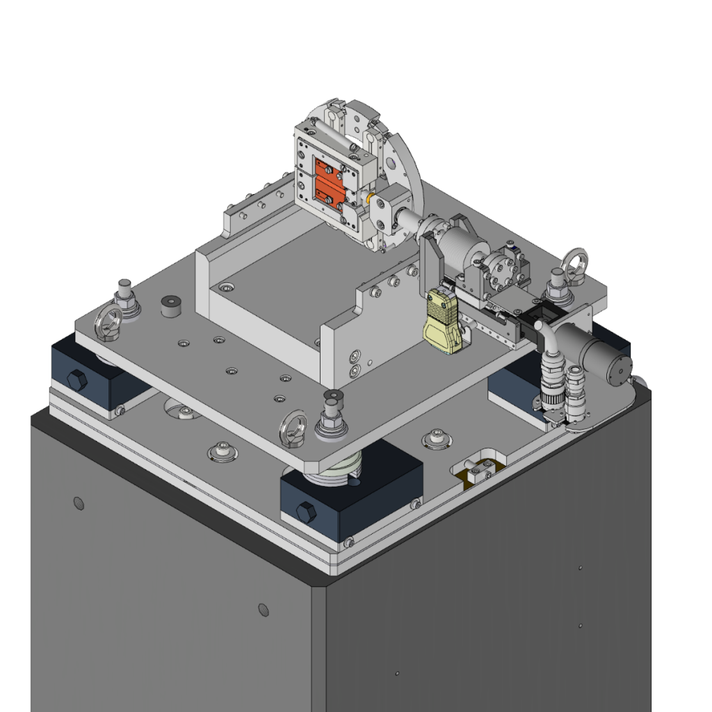 P373 - Slit unit - Bestec GmbH_02 P373 - Exit slit unit for soft X-ray synchrotron radiation at BL5 beamline at synchrotron radiation source SSRL, USA - Bestec GmbH